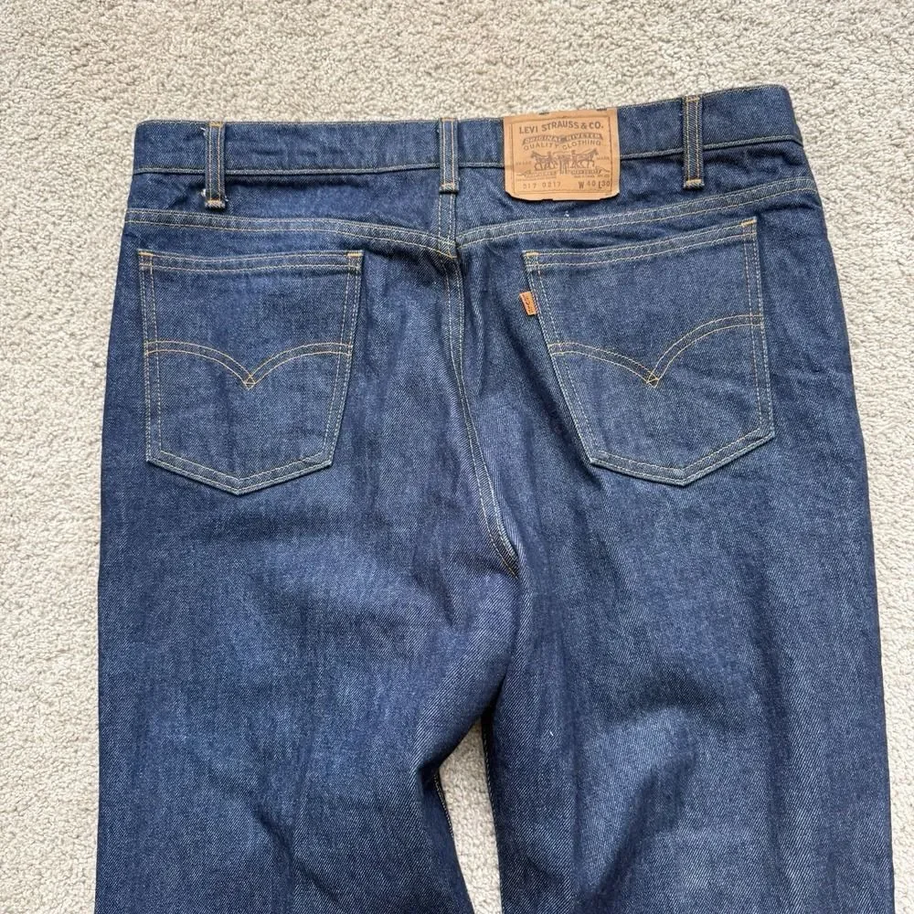 Vintage Levis 517 Jeans Mens 38 x 30 Actual Bootcut Orange Tab Dark Denim Canada